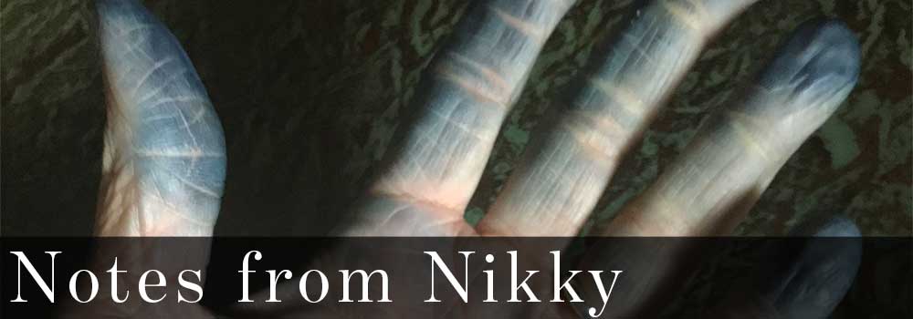 Nikky's Hands with ink